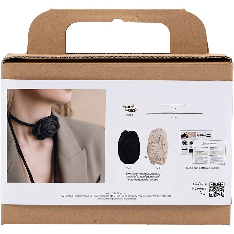 Load image into Gallery viewer, Creativ company https: www.cchobby.nl mini-hobbyset-haken-tas-met-roos-1-doos