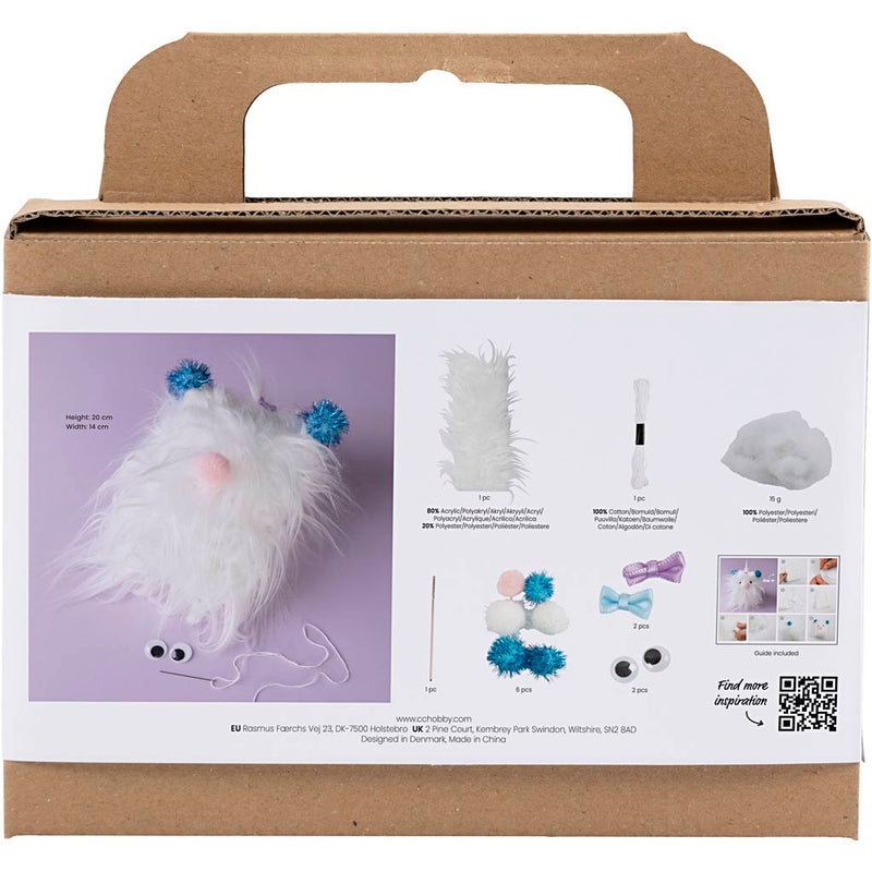 Load image into Gallery viewer, Creativ company https: www.cchobby.nl mini-hobbyset-naaien-monster-diverse-kleuren-1-doos