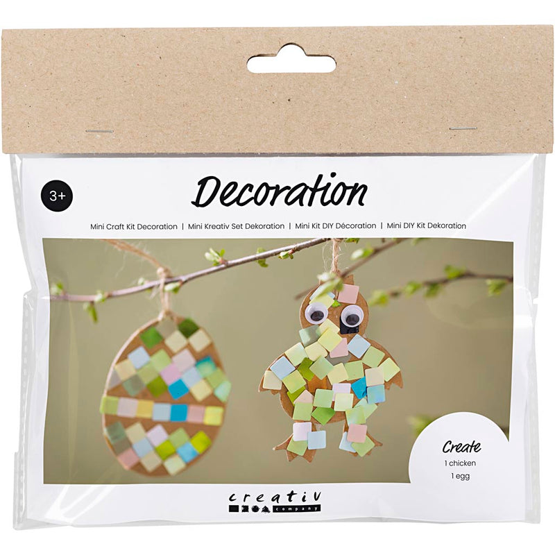 Afbeelding laden in galerijviewer, Https: www.cchobby.nl mini-hobbyset-decoratie-ei-en-kip-zwart-bruin-wit-diverse-kleuren-1-doos