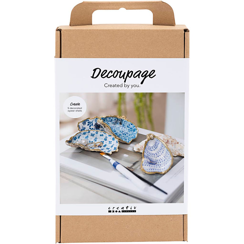 Load image into Gallery viewer, Creativ company https: www.cchobby.nl hobbyset-decoupage-oesterschelpen-blauw-1-doos