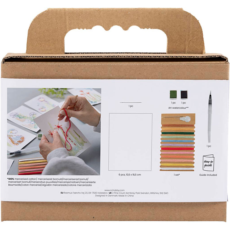 Load image into Gallery viewer, Creativ company https: www.cchobby.nl mini-hobbyset-borduurwerk-schilderijen-met-borduurwerk-diverse-kleuren-1-doos
