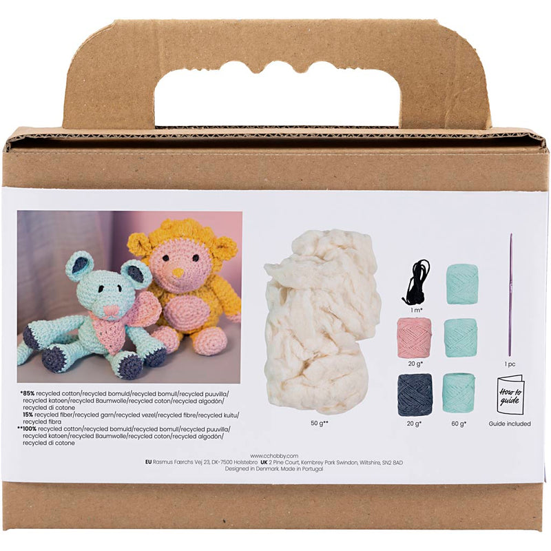Load image into Gallery viewer, Creativ company hobbyset amigurumi muis