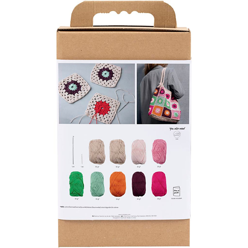ギャラリービューアに画像をロードする, Http: www.cchobby.nl hobbyset-haken-tas-kleurrijk-creme-1-doos