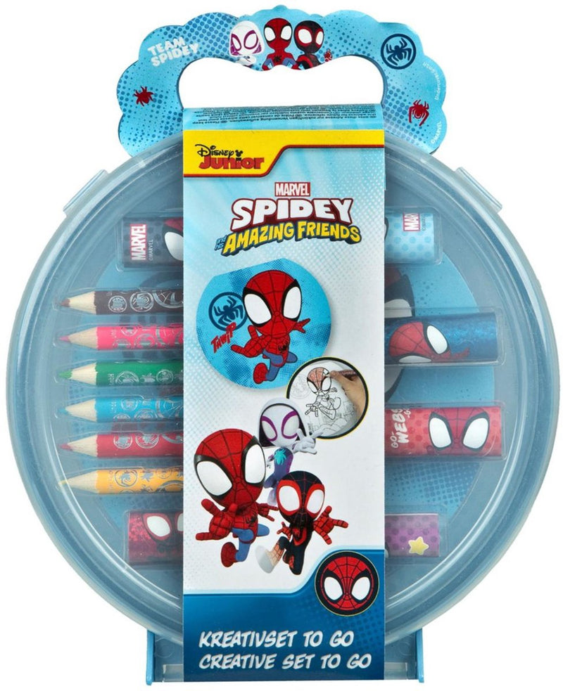 Afbeelding laden in galerijviewer, Undercover spidey creatieve kleurset met stickers en kleurboek.