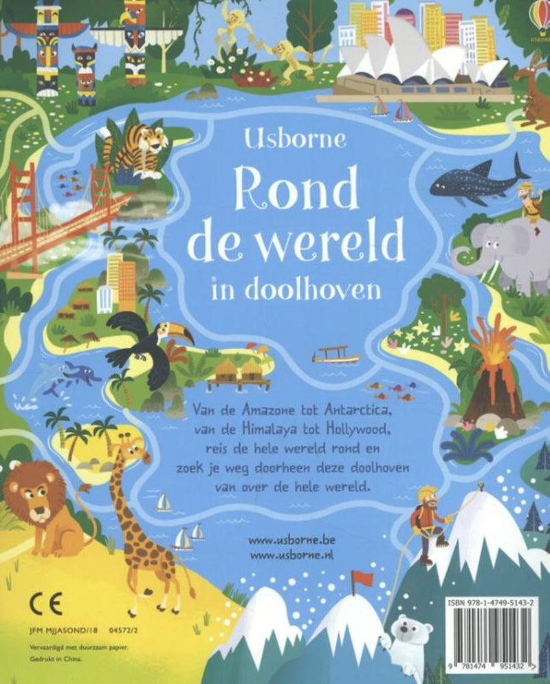 Afbeelding laden in galerijviewer, Merkloos sans marque rond de wereld in doolhoven. 5+