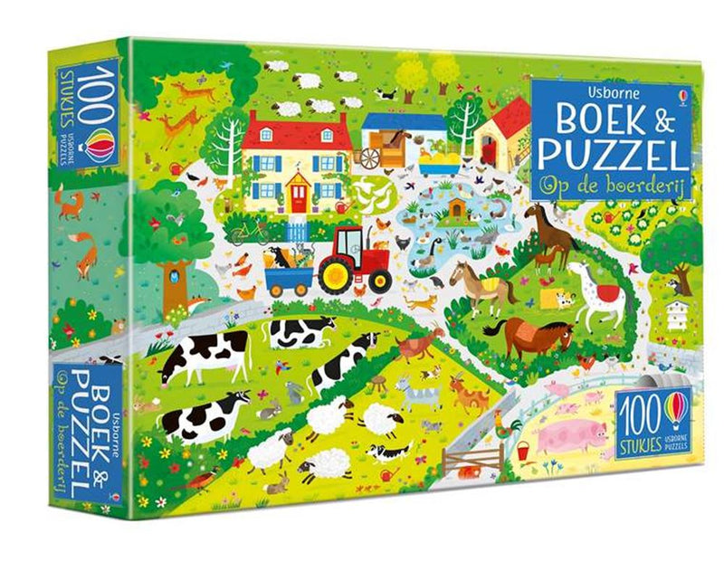 ギャラリービューアに画像をロードする, Usborne op de boerderij boek puzzel