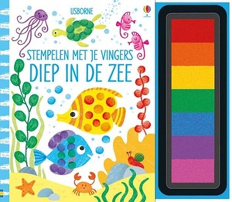 Afbeelding laden in galerijviewer, Wpg uitgevers stempelen met je vingers - diep in de zee