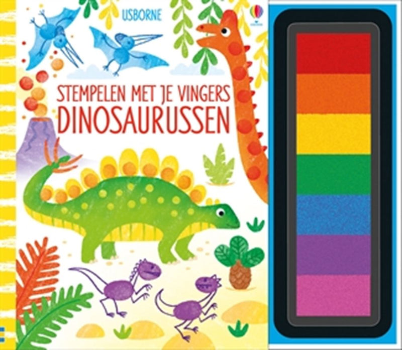 Chargez l'image dans la visionneuse de la galerie, Wpg uitgevers stempelen met je vingers - dinosaurussen