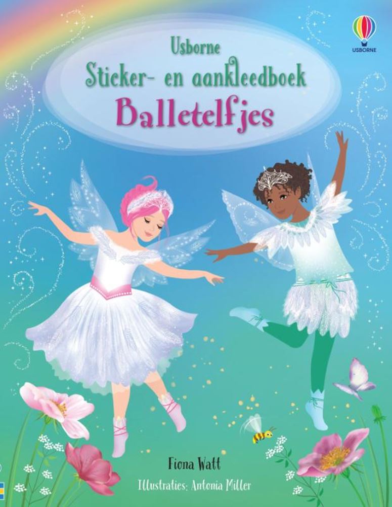 ギャラリービューアに画像をロードする, Sticker en aankleedboekje balletelfjes.