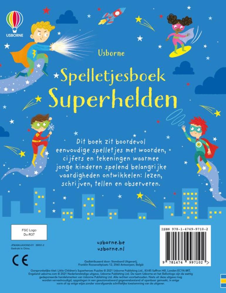 ギャラリービューアに画像をロードする, Spelletjesboek superhelden. 5+