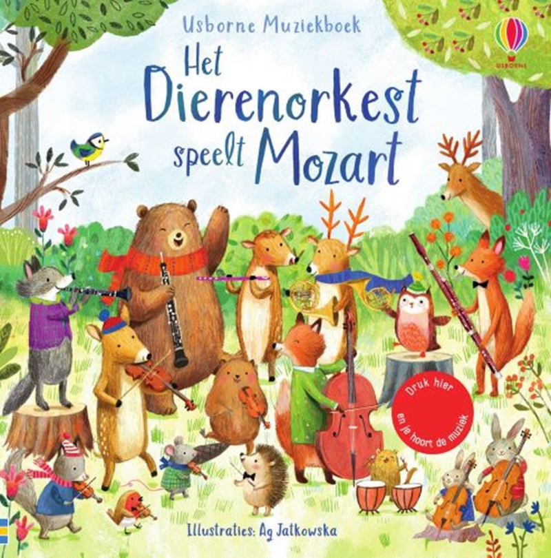 Afbeelding laden in galerijviewer, Geluidenboek orkest speelt mozart. 2+