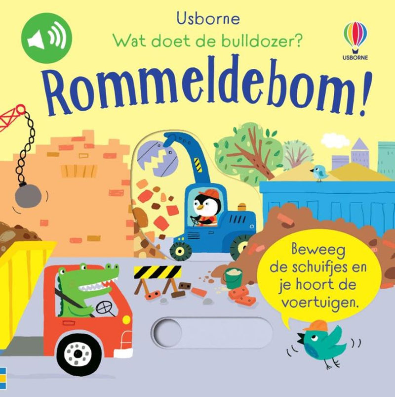 Chargez l'image dans la visionneuse de la galerie, Wat doet de bulldozer? rommeldebom! 1+
