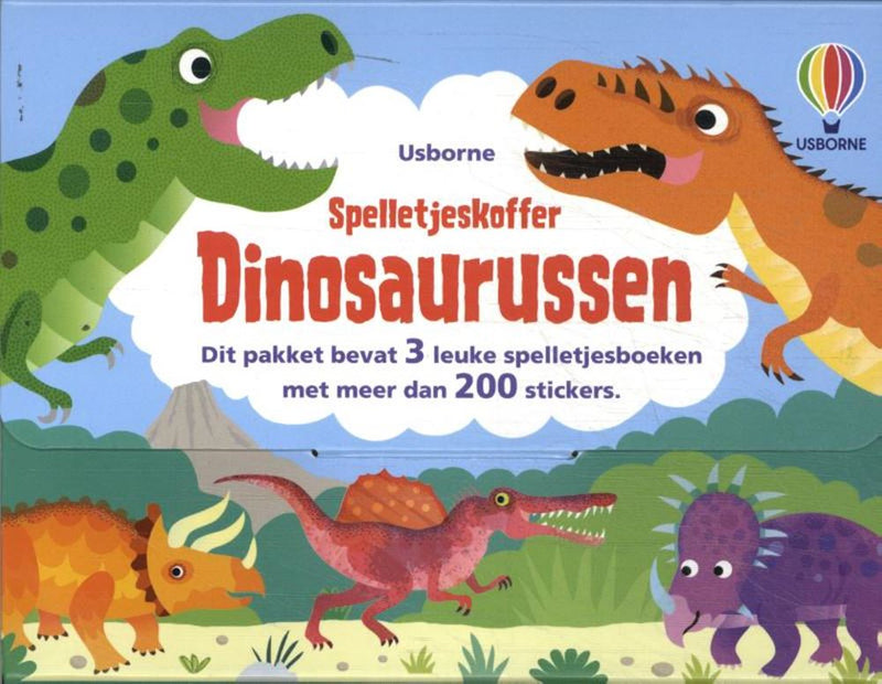 Afbeelding laden in galerijviewer, Spelletjeskoffer dinosaurussen. 3+