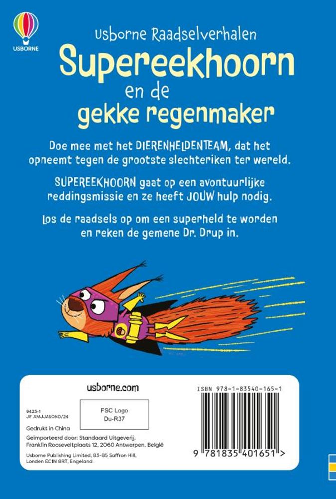 Afbeelding laden in galerijviewer, Supereekhoorn en de gekke regenmaker. 6+