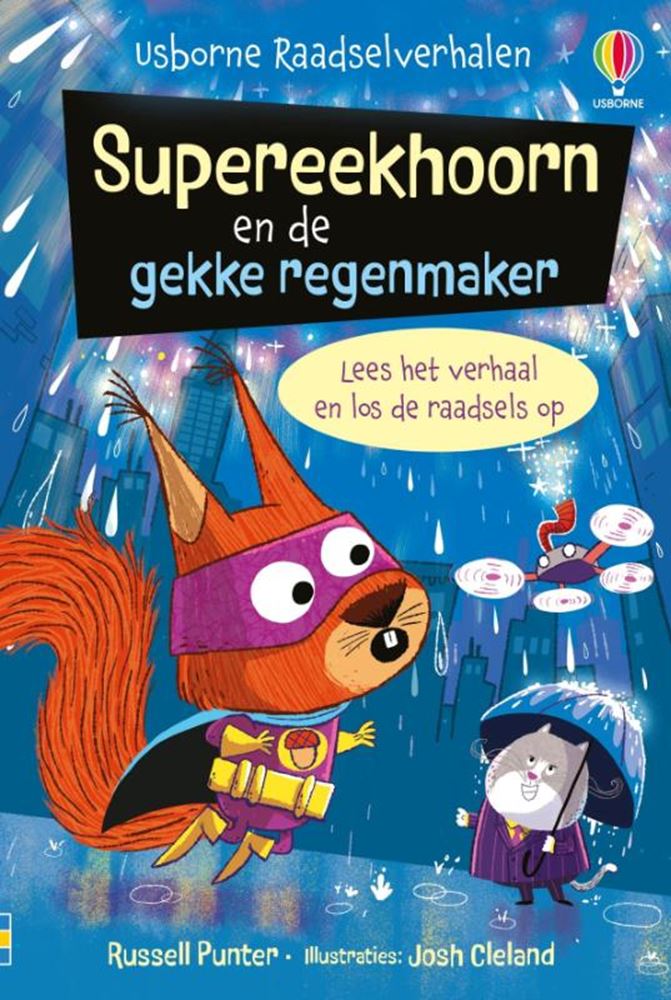 Afbeelding laden in galerijviewer, Supereekhoorn en de gekke regenmaker. 6+