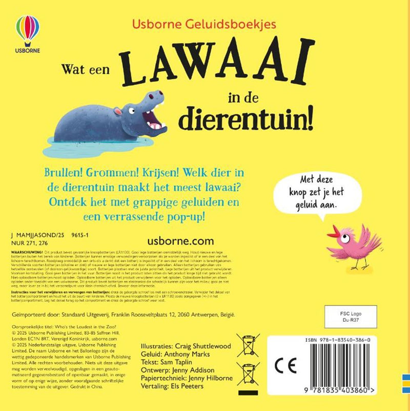 Afbeelding laden in galerijviewer, Geluidewat een lawaai in de dierentuin!
