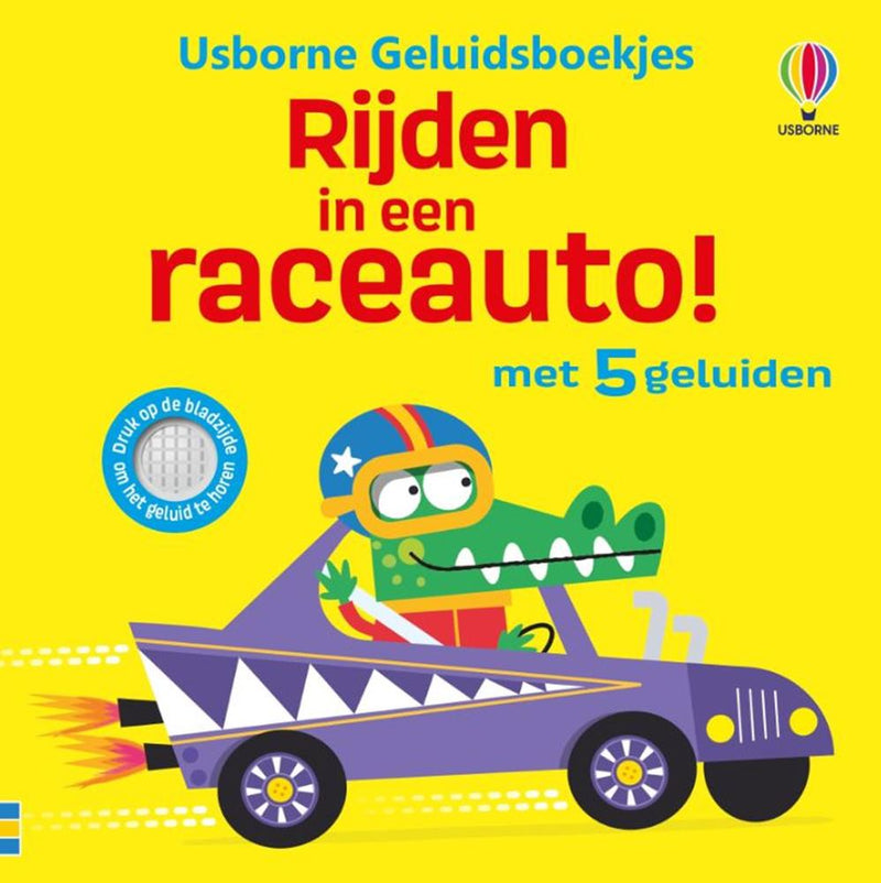 Afbeelding laden in galerijviewer, Geluidenboek: rijden in een raceauto! 1+