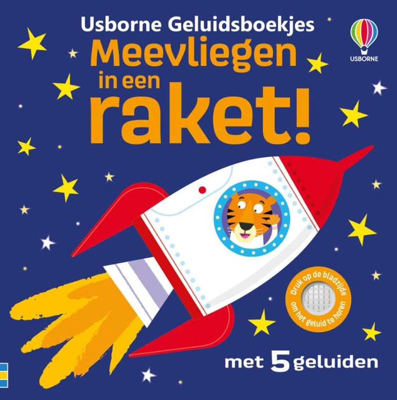 Afbeelding laden in galerijviewer, Kartonboek: meevliegen in een raket! 1+