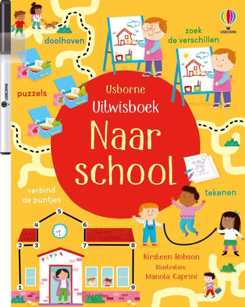 Chargez l'image dans la visionneuse de la galerie, Uitwisboek: naar school 3+