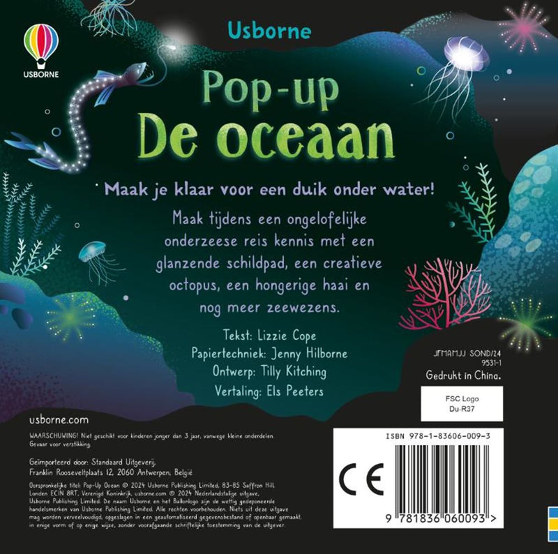 Afbeelding laden in galerijviewer, Pop-up - de oceaan 3+