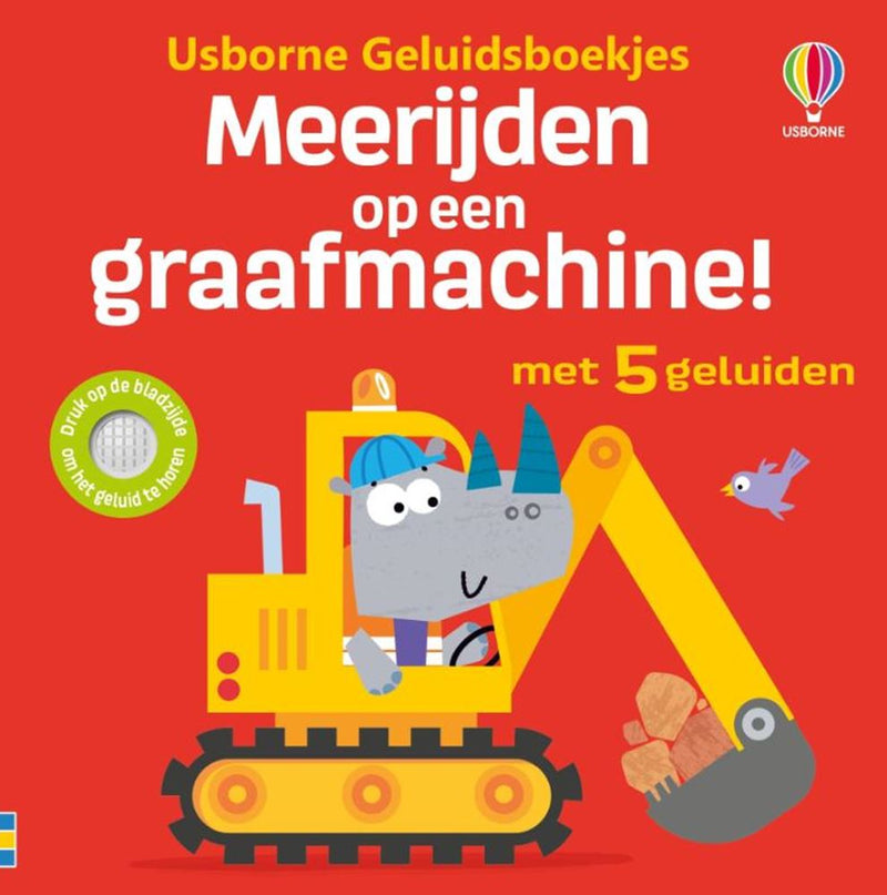 ギャラリービューアに画像をロードする, Geluidenbmeerijden op een graafmachine!