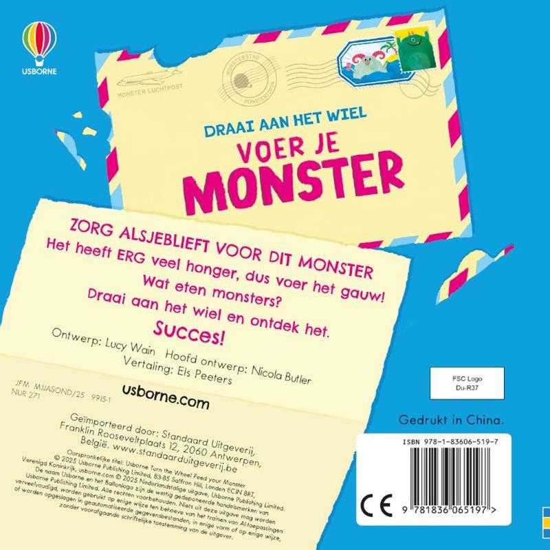 Afbeelding laden in galerijviewer, Kartonboek: voer je monster 1+