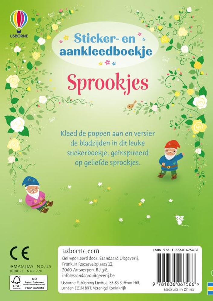 Afbeelding laden in galerijviewer, Stickerboek sprookjes 4+