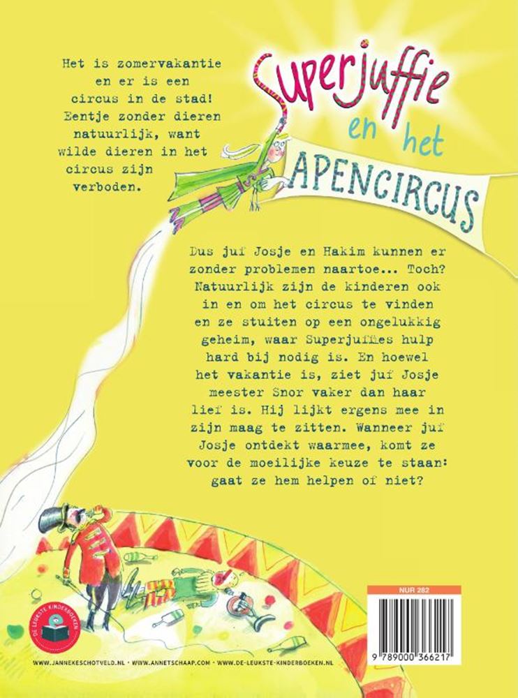 Laden Sie das Bild in Galerie -Viewer, Centraal boekhuis superjuffie en het apencircus