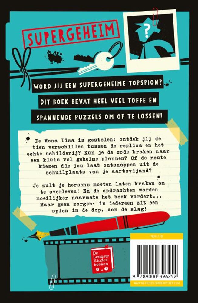 ギャラリービューアに画像をロードする, Van holkema warendorf het supergeheime spionnenpuzzelboek. 9+