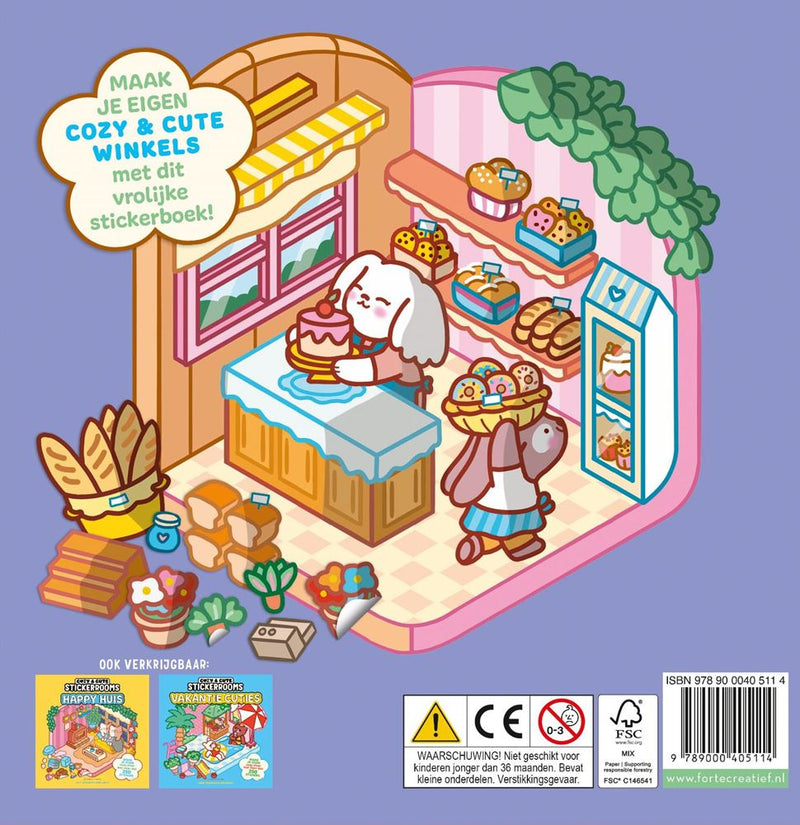 Chargez l'image dans la visionneuse de la galerie, Cozy stickerboek comfy winkels -
