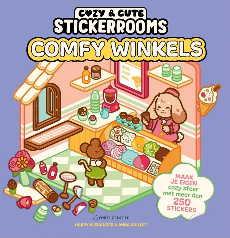 Chargez l'image dans la visionneuse de la galerie, Cozy stickerboek comfy winkels -