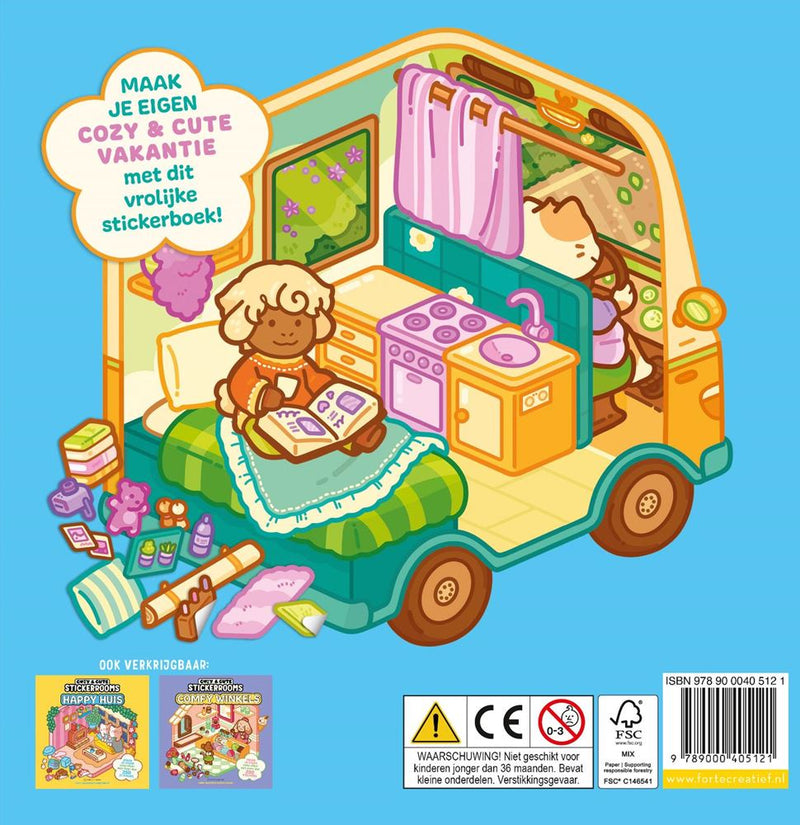 ギャラリービューアに画像をロードする, Cozy stickerboek vakantie cuties -
