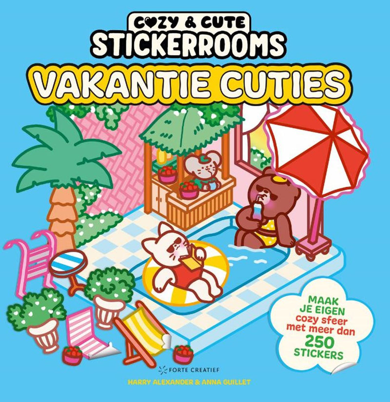 ギャラリービューアに画像をロードする, Cozy stickerboek vakantie cuties -
