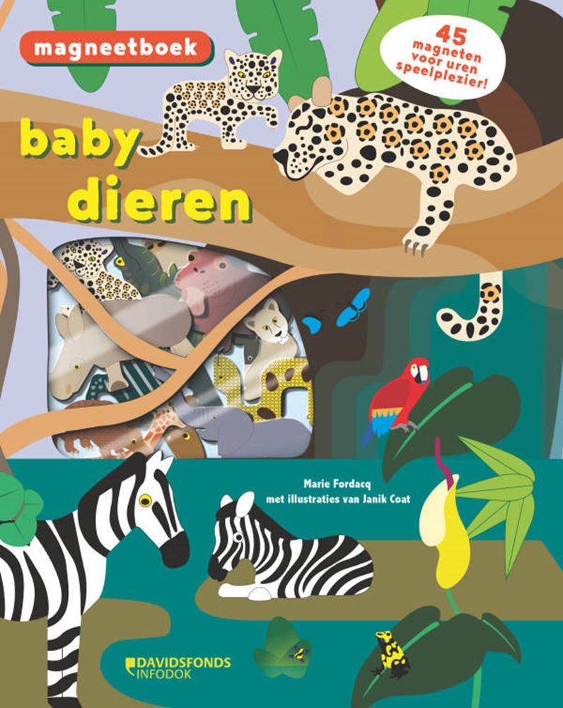 ギャラリービューアに画像をロードする, Babydieren (magneetboek). 3+