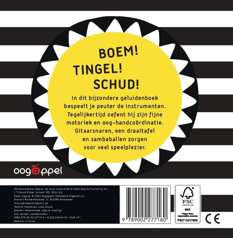 Afbeelding laden in galerijviewer, Geluidenboek: ik maak muziek! 1+