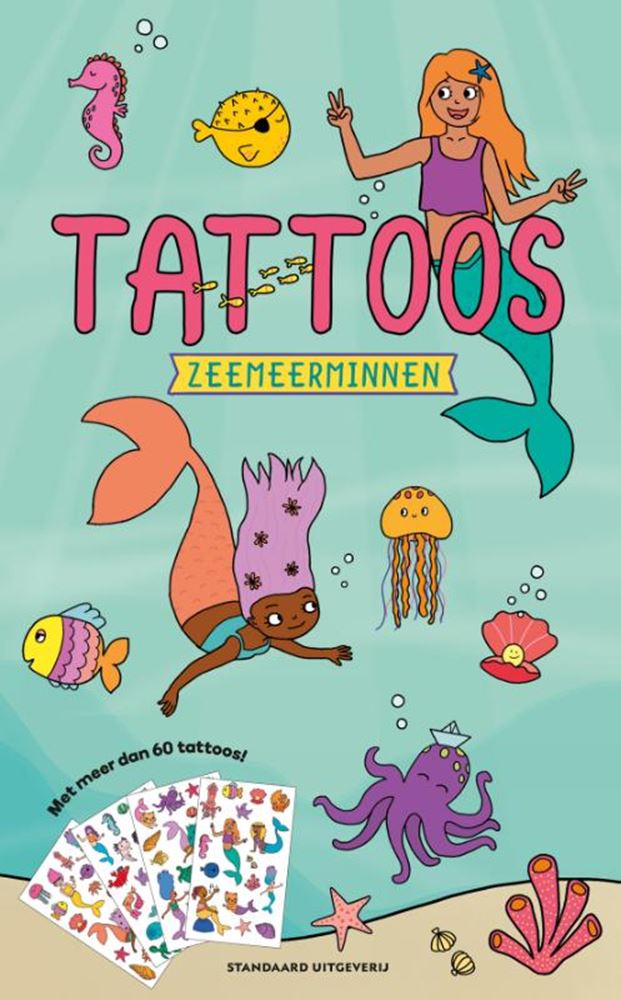 Chargez l'image dans la visionneuse de la galerie, Tattoos: zeemeerminnen 6+