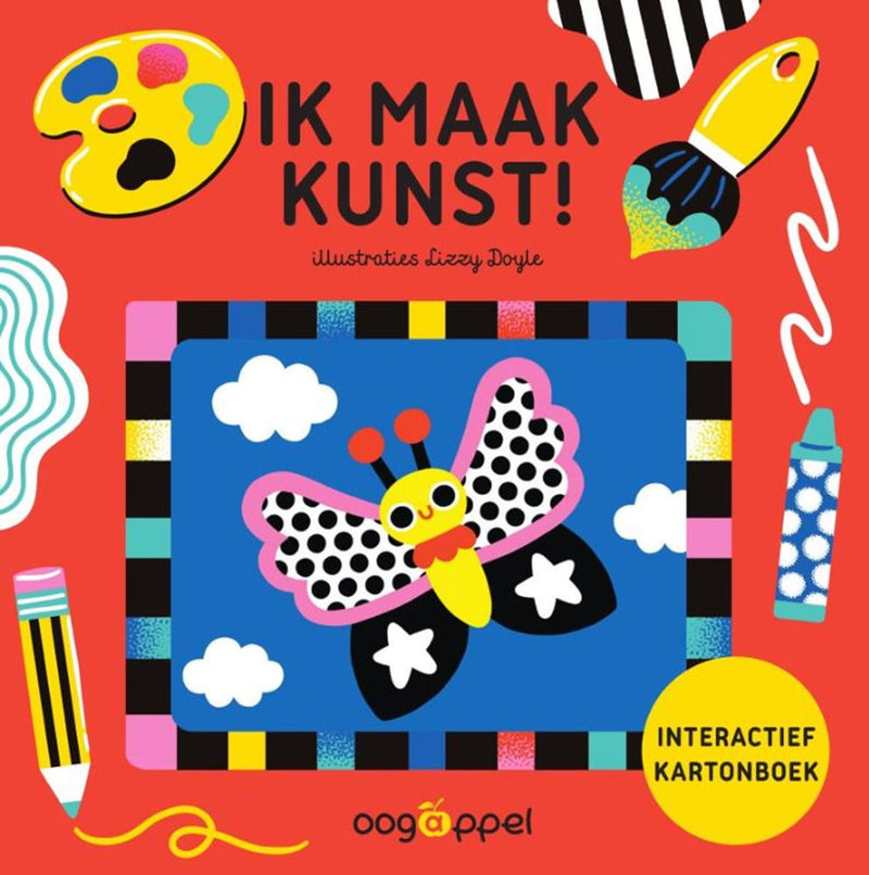 Afbeelding laden in galerijviewer, Kartonboek: ik maak kunst! 3+