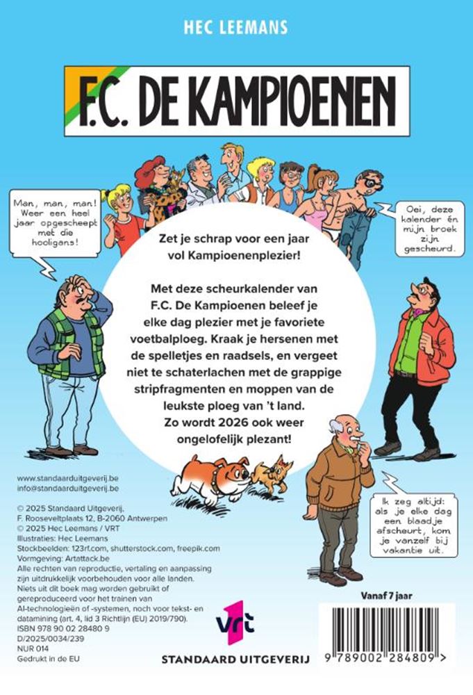 Chargez l'image dans la visionneuse de la galerie, F.c. de kampioenen scheurkalender 2026