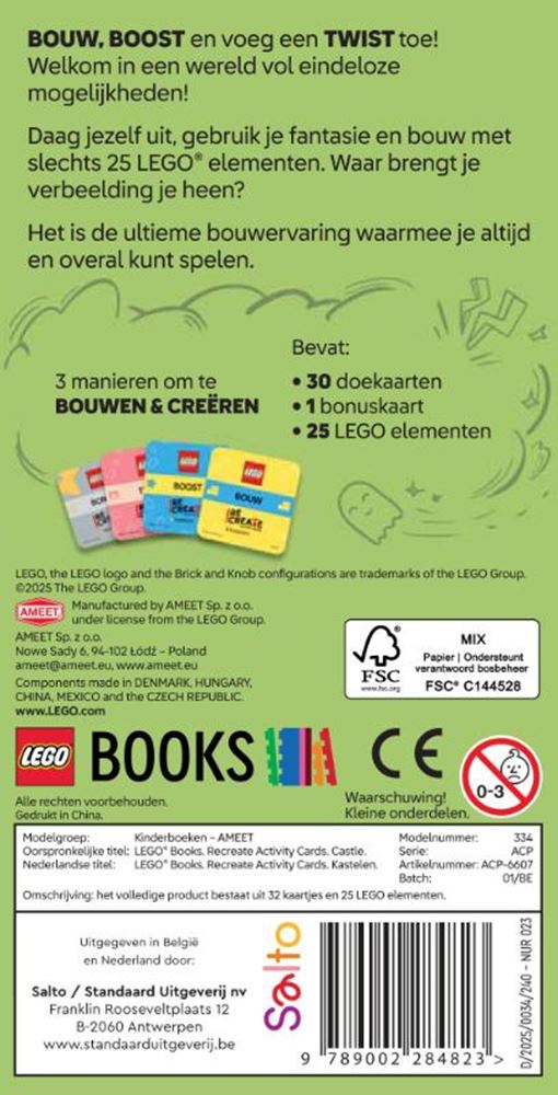Afbeelding laden in galerijviewer, Lego recreate activity cards: kastelen