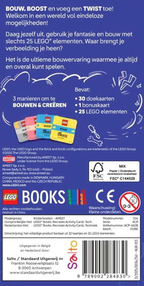 ギャラリービューアに画像をロードする, Lego recreate activity cards: techniek