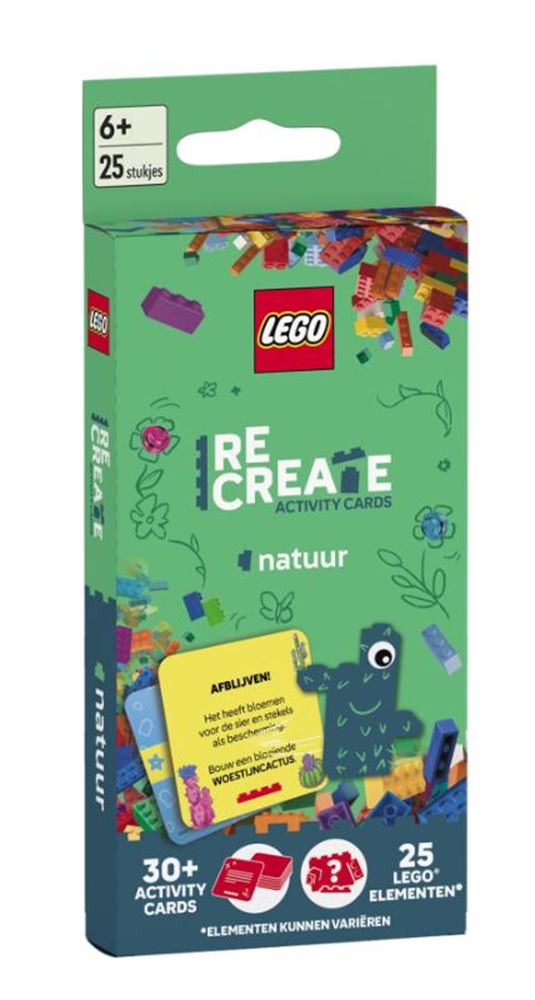 Afbeelding laden in galerijviewer, Lego recreate activity cards: natuur 6+