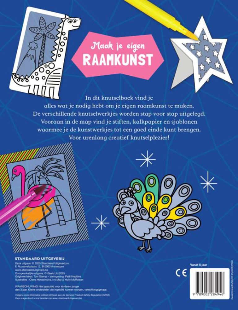 Afbeelding laden in galerijviewer, Mijn knutselboek: maak je eigen raamkuns