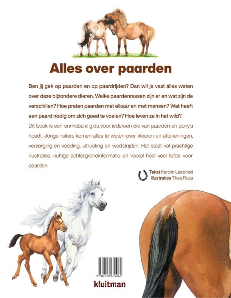 Afbeelding laden in galerijviewer, Uitgeverij kluitman alles over paarden. 8+