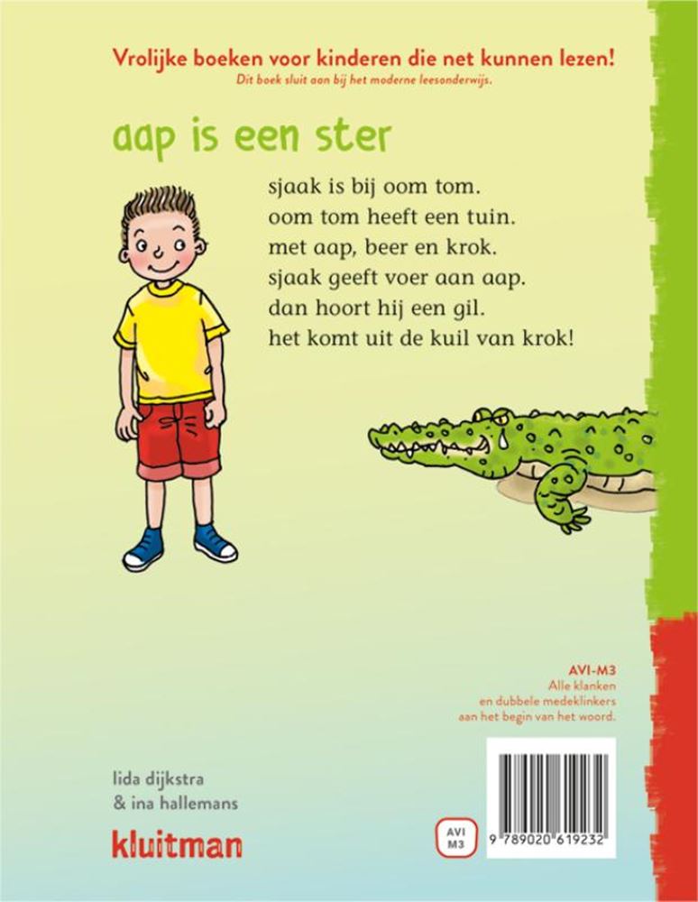 Laden Sie das Bild in Galerie -Viewer, Uitgeverij kluitman lees lees lees - aap is een ster (avi-m3)