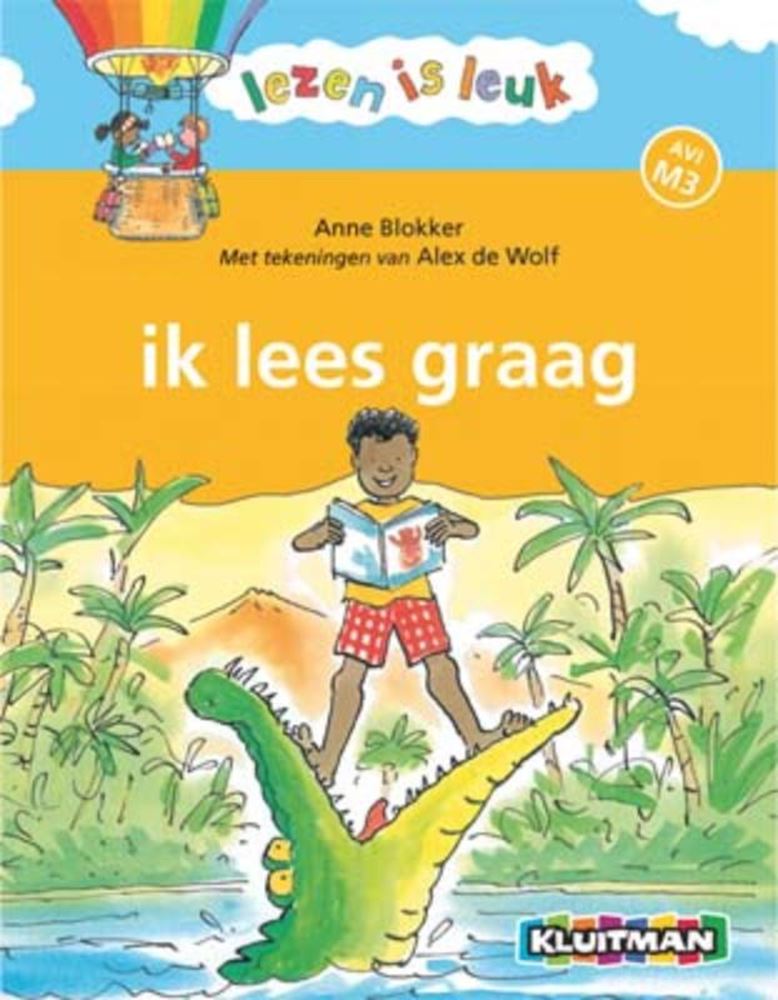 Afbeelding laden in galerijviewer, Uitgeverij kluitman lezen is leuk - ik lees graag avi-m3