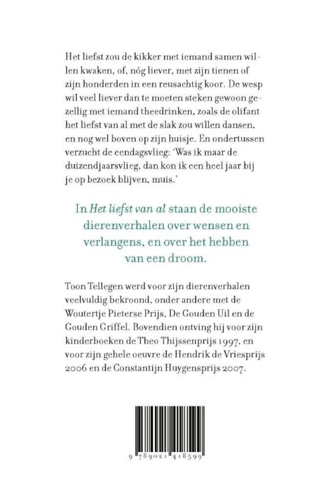Chargez l'image dans la visionneuse de la galerie, Toon tellegen: het liefst van al. cadeau