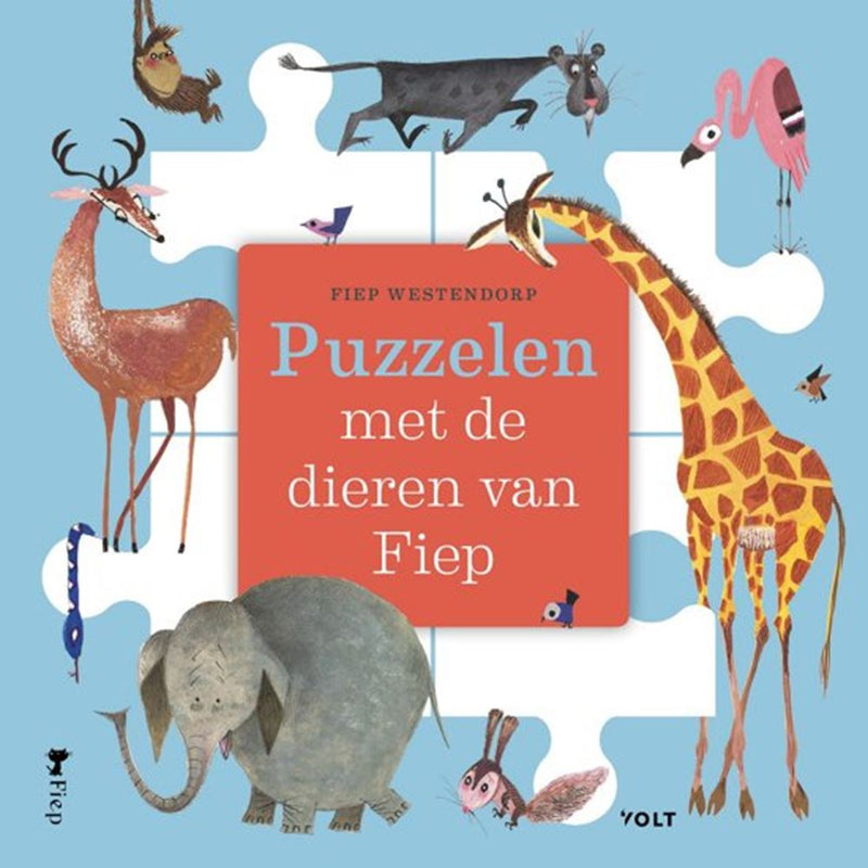 Afbeelding laden in galerijviewer, De dieren van fiep in puzzelstukjes