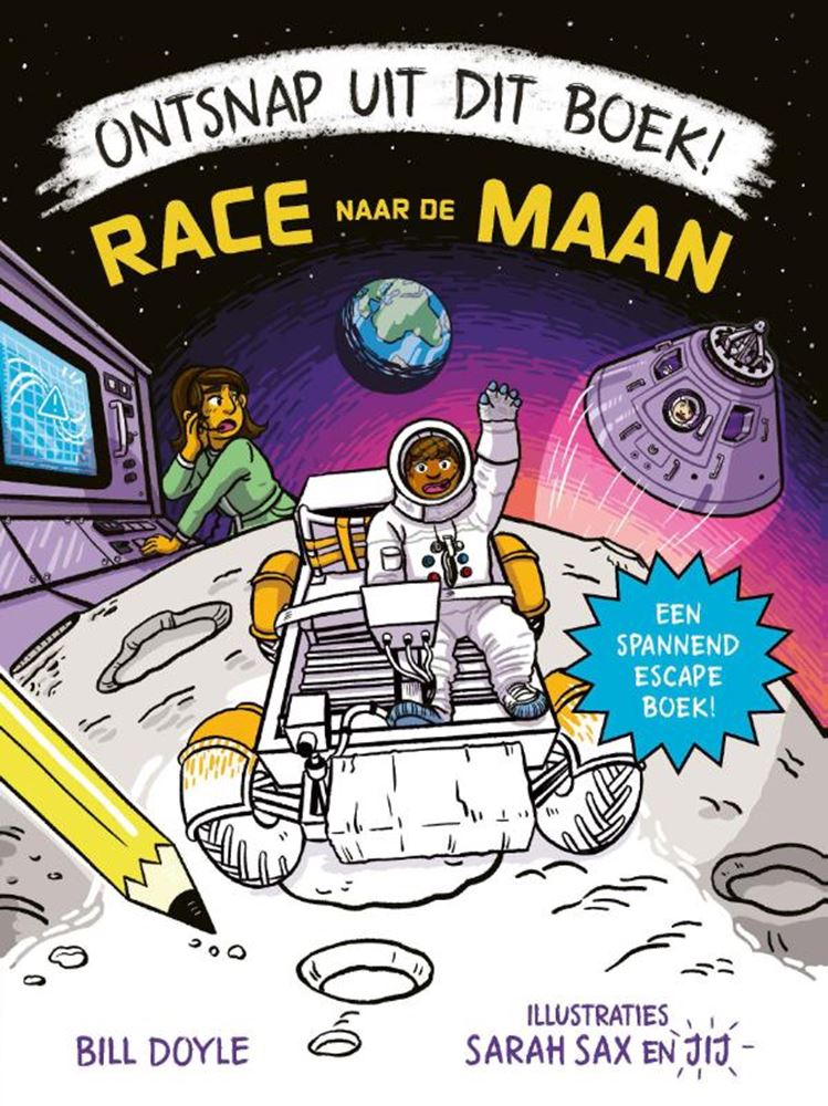Chargez l'image dans la visionneuse de la galerie, Ontsnap uit dit boek! race naar de maan.
