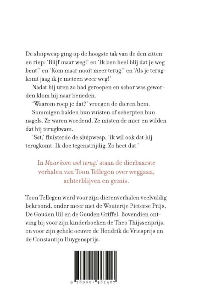 Afbeelding laden in galerijviewer, Toon tellegen: maar kom wel terug! cadea