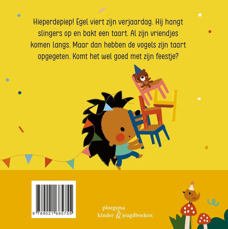 ギャラリービューアに画像をロードする, Egel is jarig. kartonboek. 2+